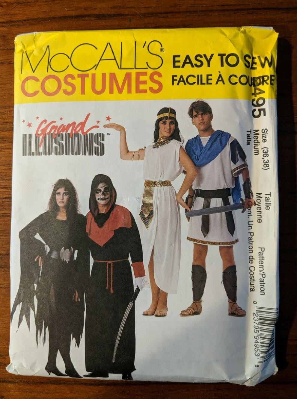 UNCUT McCall Costume Pattern 9495